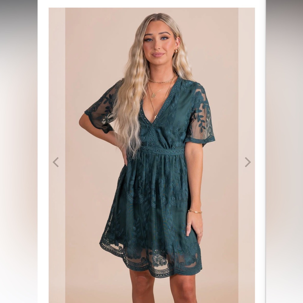 Lace dress.